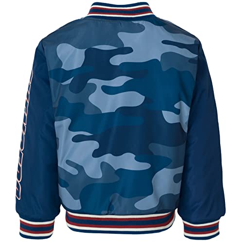 Image of Marvel Boys' Zip-Up Varsity Bomber Jacket Toddler to Big Kid