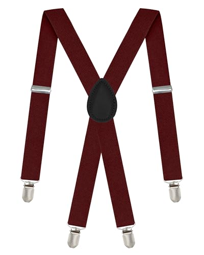 Image of Dibi Suspenders for Men - Adjustable X back Suspender with 4 Strong Clips