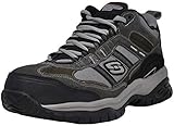 Skechers for Work Men's Soft Stride Canopy Slip Resistant Work Boot