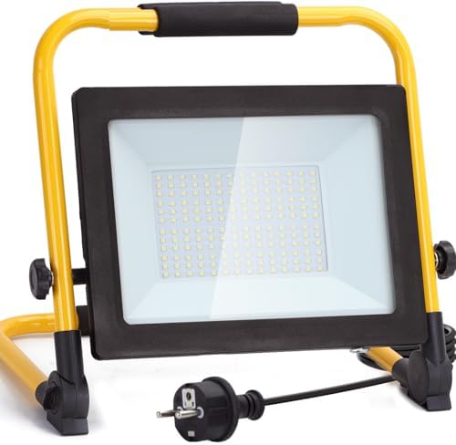 Aigostar LED Baustrahler 100W 8800LM (Ersetzt 880W),LED Arbeitsle...