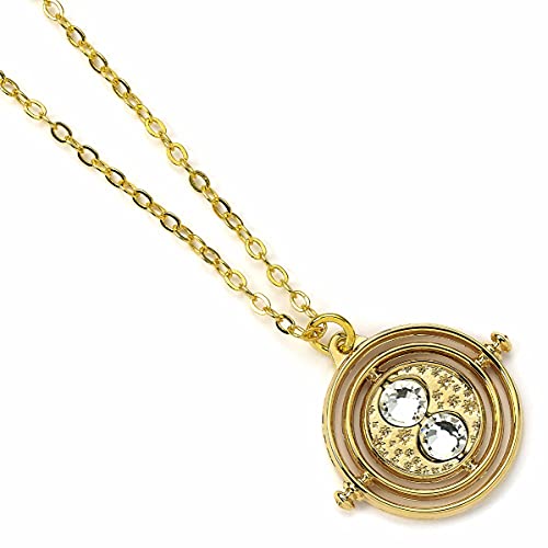Harry Potter Zeitumkehrer Unisexe Collier couleur or Alliage Zinc