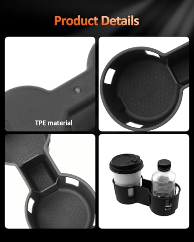 Portavasos organizador para consola Ford Ranger 2024-2026 miniatura 5