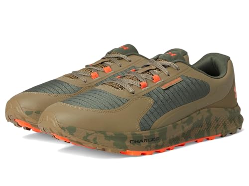 Under Armour Men's Charged Bandit Trail 3, (390) Marine OD Green/Bayou/Ares Red, 9, US