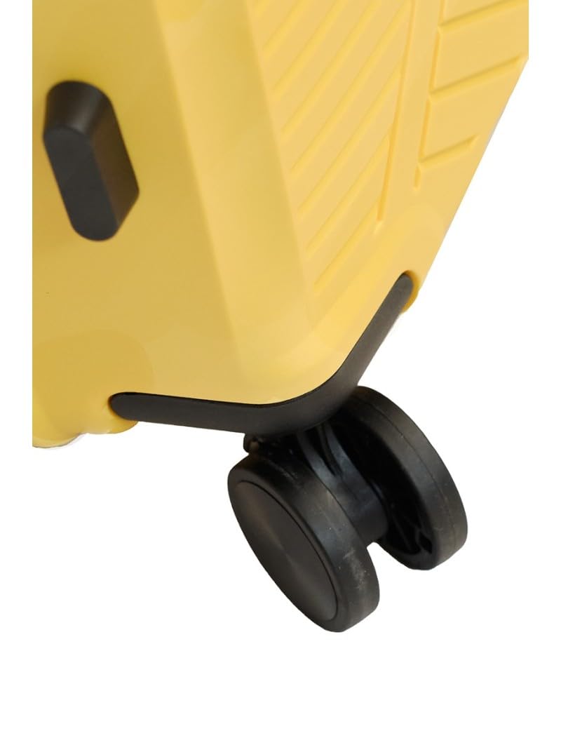 Maleta Cabina Tony Seúl Expandible Amarillo Polipropileno 55x40x20 cm 4 Ruedas Giratorias 360° 2.7 kg