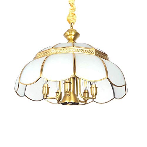 Lustre pour chambre anti-ternissement en cuivre pour illuminer un couloir sombre - 2