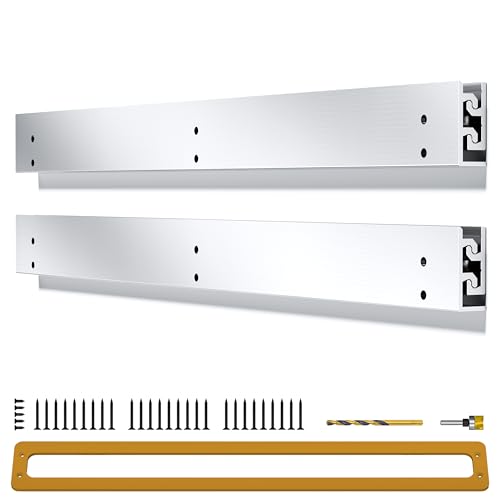 2pcs Floating Shelf Bracket for Live Edge Wood – Hidden Heavy Duty Fireplace Mantel Bracket, Invisible Floating Shelf Hardware, Wall Mounted Shelf Support, 150 lbs Load Capacity (22 inch-2pc