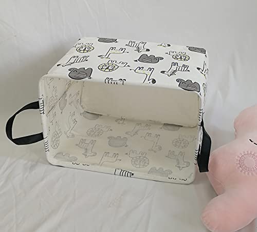Image of MAIZMZ Baby Gift Storage Basket Collapsible Nursery hamper Organizer Bin Waterproof Toy Box for Organizing Home /Dorm /Kitchen /Pet /Office /Closet /Shelf /Room decor