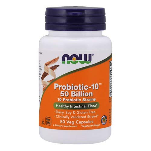 Now Foods Probiotic-10? 50 Billion - 50 Vcaps (Multi-Pack)