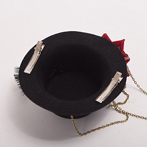 Graceart B07283F74X Steampunk Accessories Mini Top Hat thumb #3