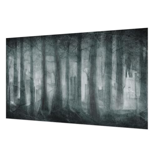 Papier peint intissé forêt mystérieuse 416x254 pour salon