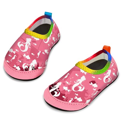 Yorgou Zapatos de Agua para niños y niñas, Zapatos de Playa para niños pequeños, Calcetines acuáticos Descalzos Antideslizantes para Piscina y Playa