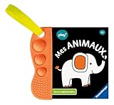  Ravensburger Play + - Livre Flip & pop - Mes animaux - Livre indéchirable, imperméable, de dentition et pop it - 13099060 (Mon premier livre de dentition)