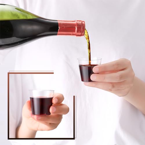 JOLLY CHEF 500 Shot Glasses 2 oz Disposable Cups 2 Ounce Plastic Shot Cups Ideal for Halloween, Thanksgiving, Christmas Party by JOLLY CHEF - Image 4