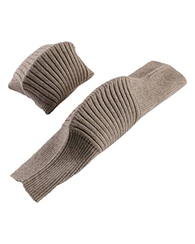 BXT Knee Warmers for Pain Relief, Thermal Knee Brace for Senior Sleeping, Stretchy Knitted Leg Sleeve Wrap image 5