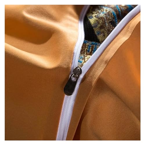 Parure de lit jacquard doré King Size pour des nuits douces - 4