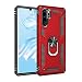 Produktbild QTRT Geeignet for Huawei MATE30pro Handy-Fall, Sergeant Anti-Fallen Rüstung Schutzhülle MATE30 Auto Ring Halterung Schutzhülle P30 Telefon-Standplatz P30pro (Color : Rot, Größe : MATE30pro)
