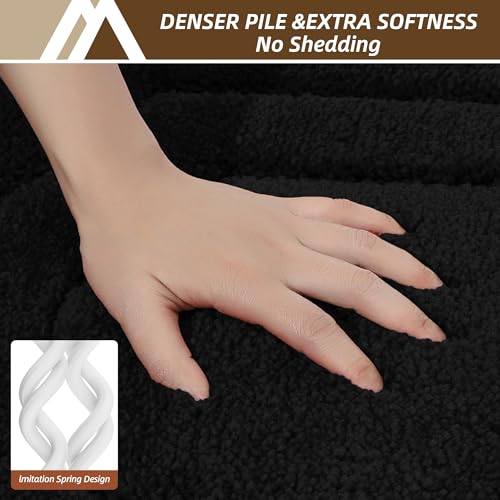 Tapis de bain polyester absorbant douche et baignoire 43 x 68 cm