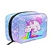 Funny Unicorn Meerjungfrau Waage Kosmetik Tasche Make-up Box Federmäppchen Tag} Reise Toiletry Aufbewahrungstasche Organizer Halter für Frauen Mädchen Outdoor