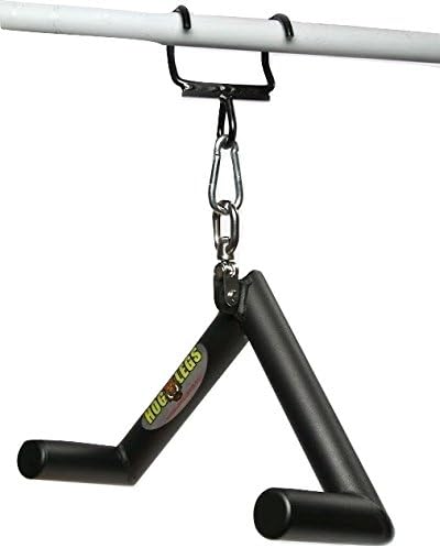 LPGmuscle Cable Machine Row Handle Plus Pull Up Bar Hook HOG Legs