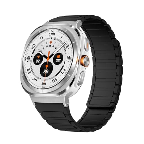 Bracelet Galaxy Watch 7 Ultra 47mm silicone magnétique boucle montre connectée