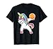 Girls Unicorn Dabbing Basketball Player Shirt Funny Bballer