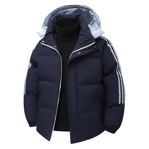 Doudoune à capuche pour homme veste matelassée chaude isolation thermique