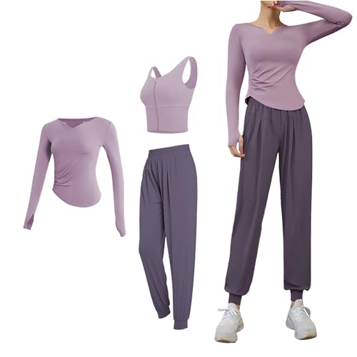 Ensemble d'exercice coupe flexible contre la transpiration pour entraînement quotidien femme