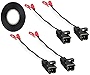 4 Pack Speaker Harness for General Motor Vehicles for Chevy GMC Silverado Sierra Suburban Tahoe Yukon Cobalt Colorado Pontiac Work Van (4PCS)