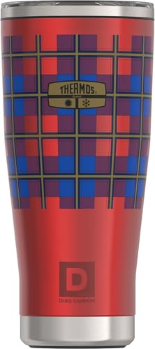 Image of THERMOS + Duke Cannon, Stainless Steel Tumbler with Slide Lock, 18 Ounce, Rise & Grind