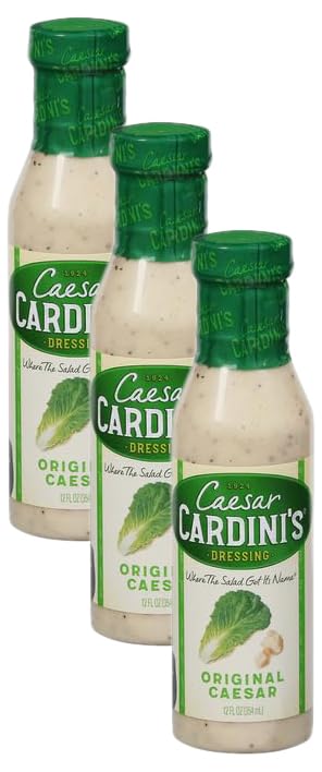 Cardini's Caesar Dressing, 12 oz (Pack of 3)