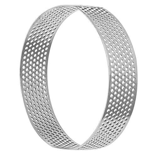 ZCSXK Gâteau | Gâteau ventilé avec trous, moules pour anneaux de cuisine, équipement de cuisine antirouille pour dessert français, croûte, petit fruit