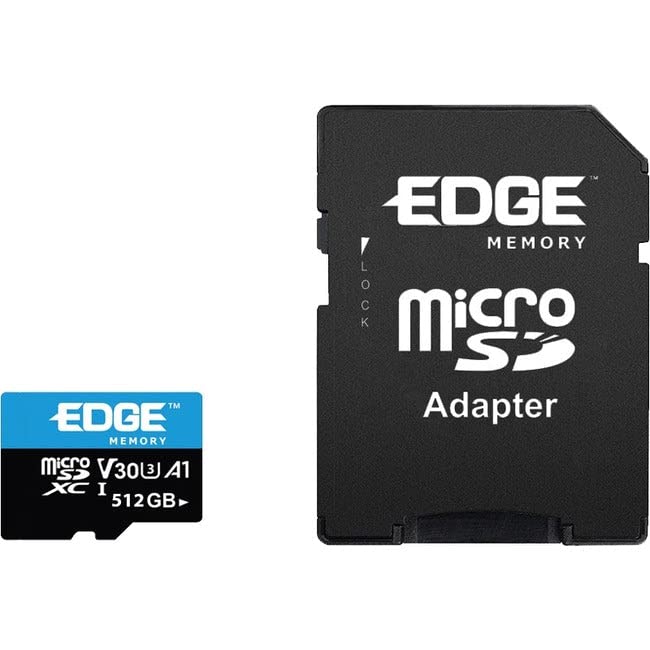 Amazon.com: Edge Memory PE257491 512GB MICROSDXC V30 (Uhs-1 U3