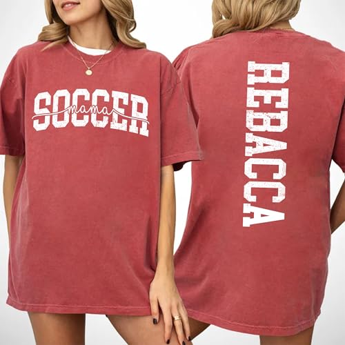 Personalized Sports Mom Shirt, Custom Game Day Name and Number Sweatshirt, Gift for Mother's Day, Mama Sweater4