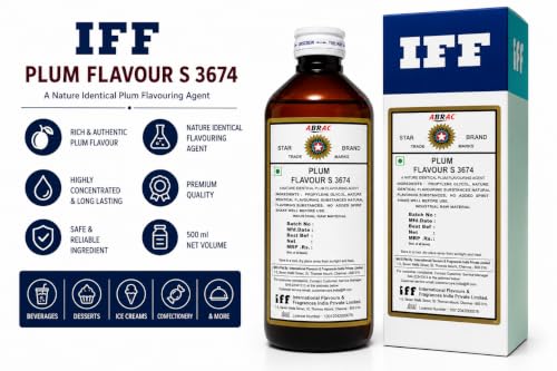 Image of IFF, Plum Flavour 3674, A Natural Identical Flavouring Agent - 500 Ml