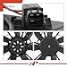 A-Premium Engine Radiator Cooling Fan Assembly Compatible with Select Dodge & Jeep Models - Durango 2011-2020, Grand Cherokee 2011-2021 - Replace# 55037992AD