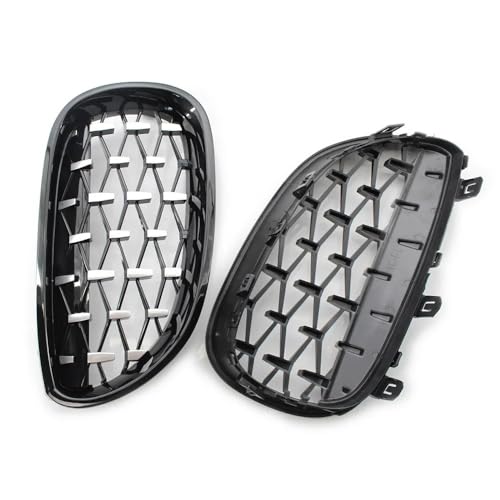 Calandre avant pour BMW Série 5 E60 E61 noir mat look M5 2003-2010 - 3