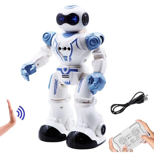 Image of Magicwand R /C Rechargeable Gesture Sensing,Dancing & Programmable Robot for Kids with Lights & Sound【White】【Pack of 1】