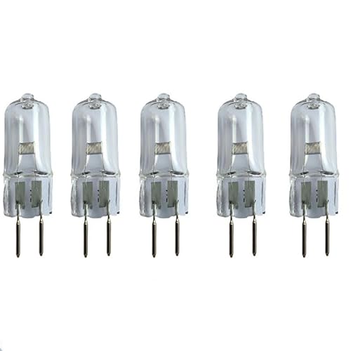 JZLBBC 5Pc Ampoules Halogènes G5.3 36V 35W Ampoule G5.3 Capsule Transparente Ampoule En Verre G5.3 Dimmable Blanc Chaud,20W