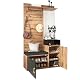 Flurgarderobe Azkoeesy Garderoben-Set mit Schuhschrank und Sitzbank