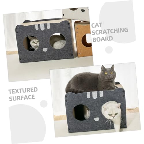 DRESSOOS Arranhador De Gato Areia Para Gatos Casa Para Gatos Esconderijo De Arranhador De Gato Casin