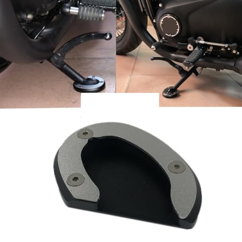 Extension béquille latérale en aluminium CNC pour Bobber Black - 2