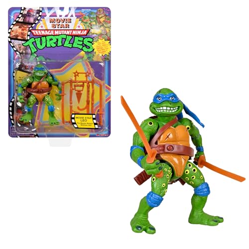 As tartarugas ninja figura articulada de 10 cm, figura de coleção Movie Star '90, Leonardo, para crianças, a partir de 4 anos, T00031