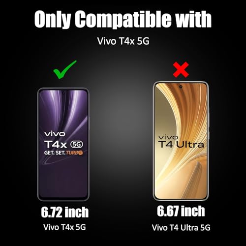 Image of AIBEX Tempered Glass for Oppo A3 Pro 5G / Y58 5G / Y38 5G / T3X / T4X / IQOO Z9X / VIVO Y29 5G / REALME 14X / Y39 5G /Y19S| Water Resistant | Edge-to-Edge Full Screen Protector | Bubble-Free Installation