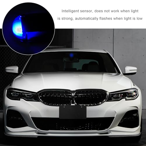 image for KVAEY Car Solar Power Simulated Dummy Alarm, Anti-Theft Simulated Warn