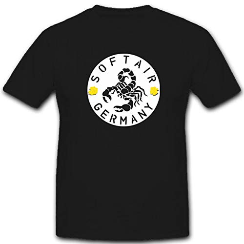 T-shirt Airsoft Milsim Skorpion Noir XXXXL : fini les vêtements trop serrés