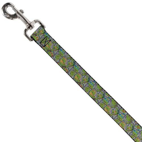Correa para perro de las Tortugas Ninja de 1.5 pulgadas lavanda resistente 3