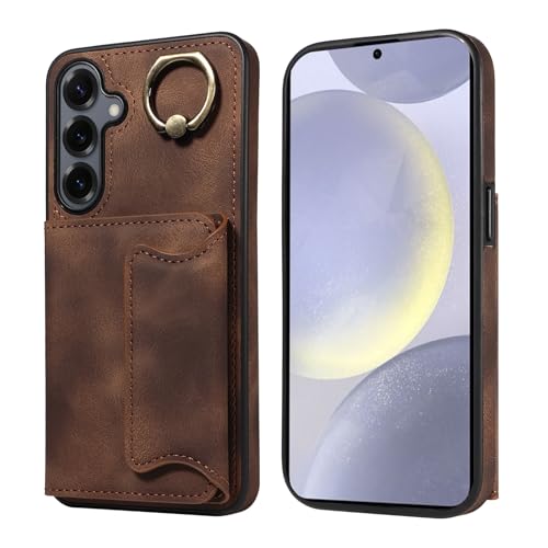 Protégez votre Samsung Galaxy S25 Plus avec cet étui portefeuille antichoc et magnétique