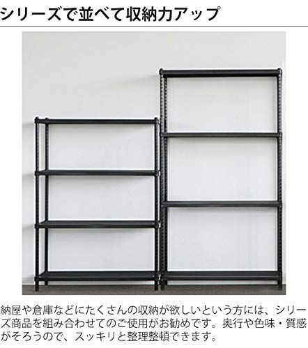 Amazon｜スチールラック ハイタイプ メタルラック 幅90 奥行45 高さ160