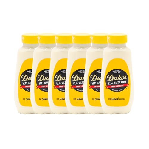 Duke’s Real Mayonnaise, 11.5oz, 6 Squeeze Bottles