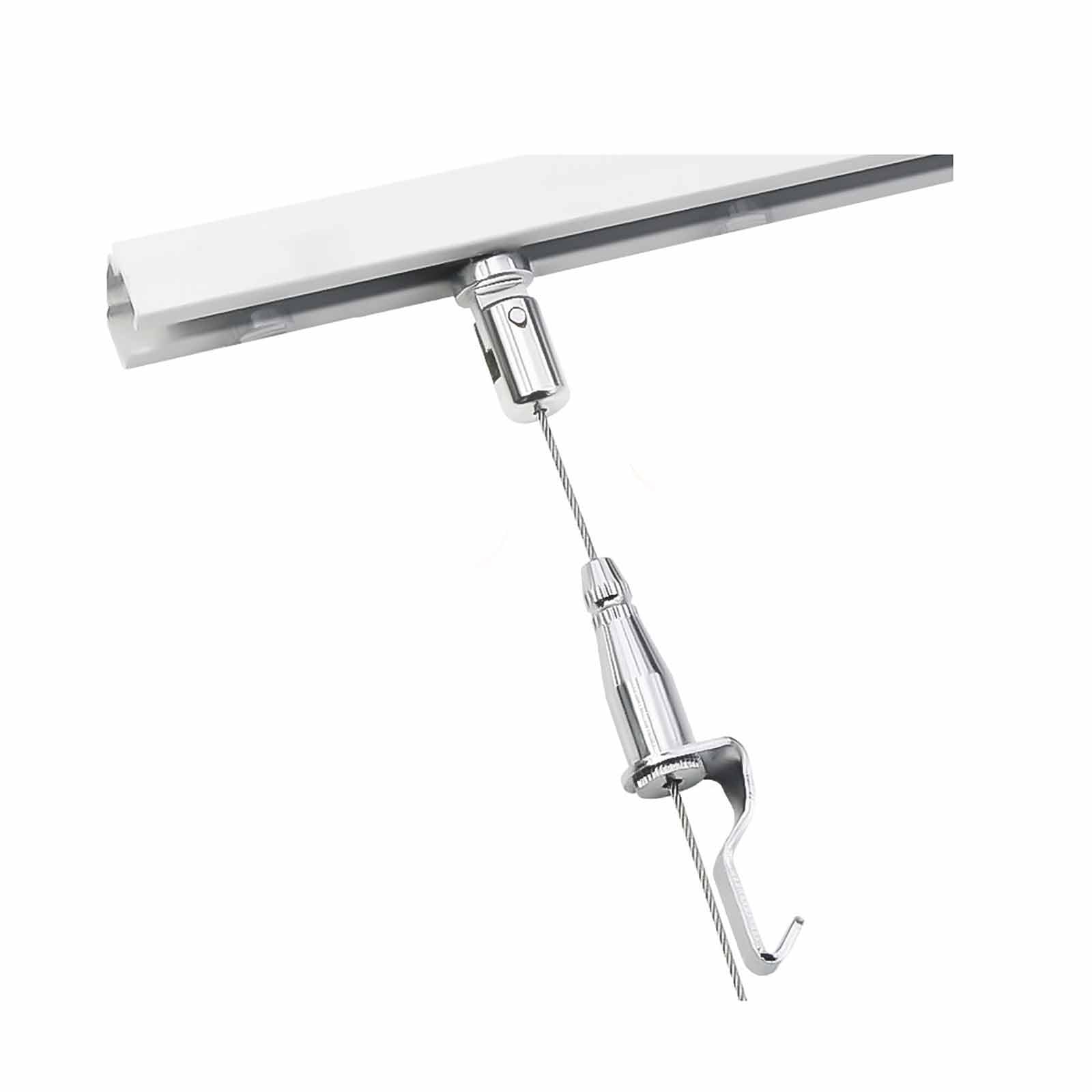 Cable Picture Hanging Rail, Modern Gallery Style Art Display System, Minimalist Artwork Display Rail System for Home Studios(250cm)